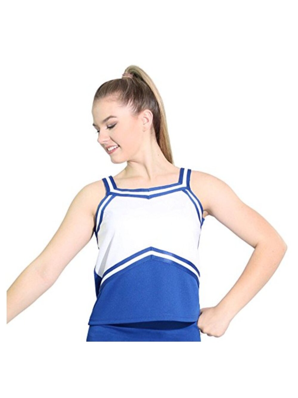 Danzcue Sweetheart Cheerleader Uniform Shell Top Polyester Dance